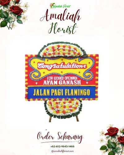 Bunga Papan Congratulation di Bukitmerapin
